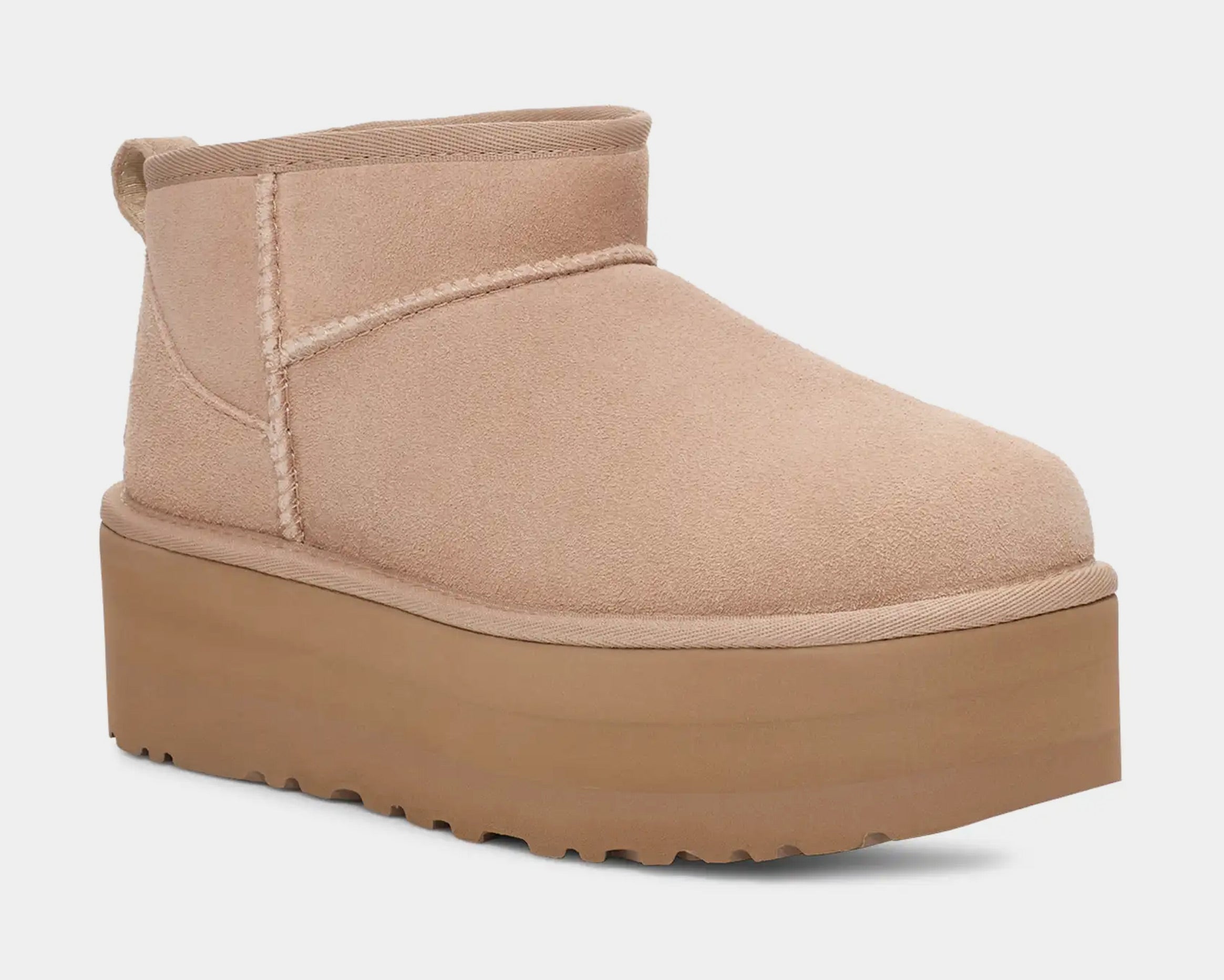 Alternative view of Classic Ultra Mini Platform Womens Boots (Beige)