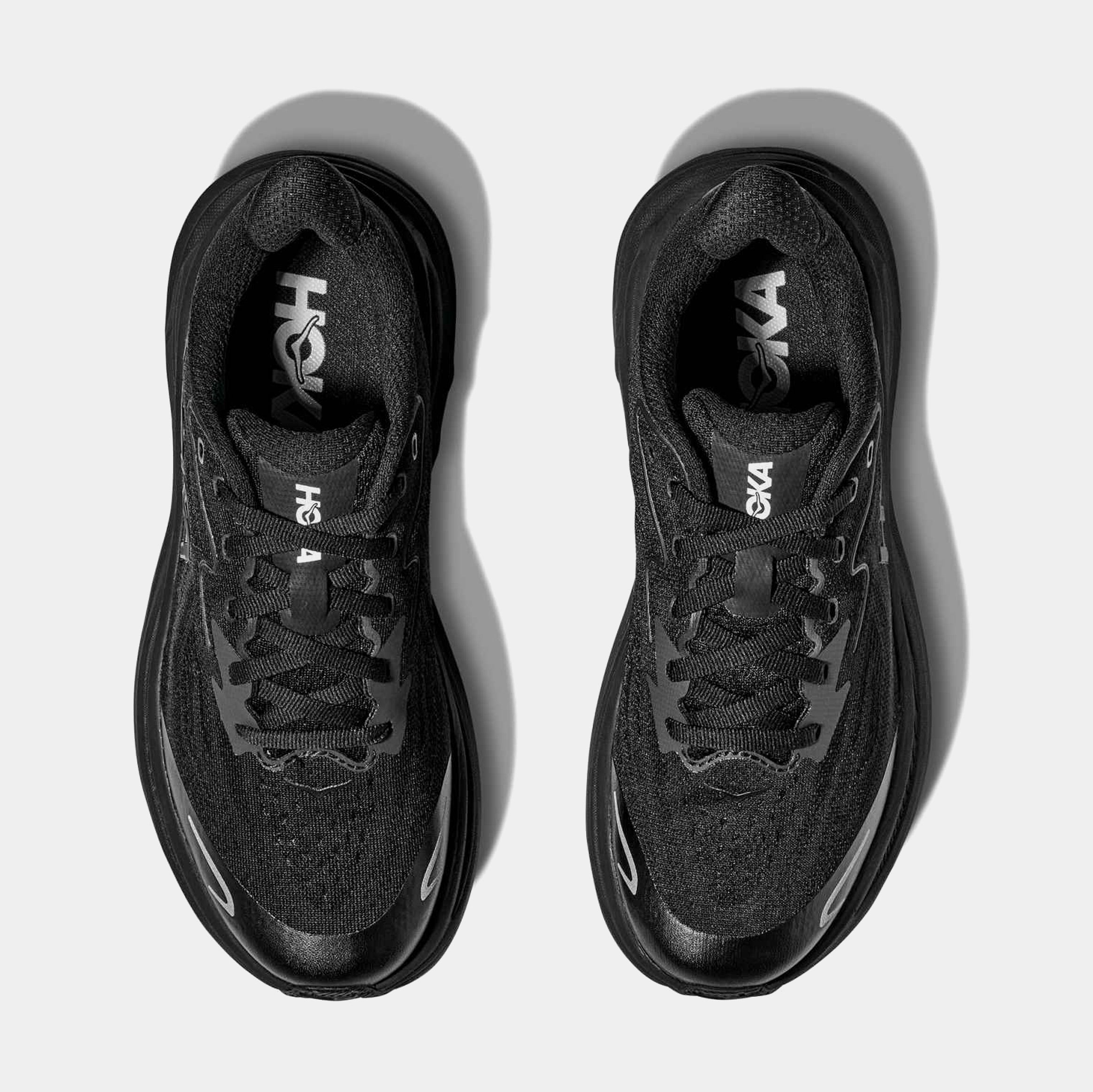 Alternative view of Clifton 10 Grade School Running Shoes (Black)