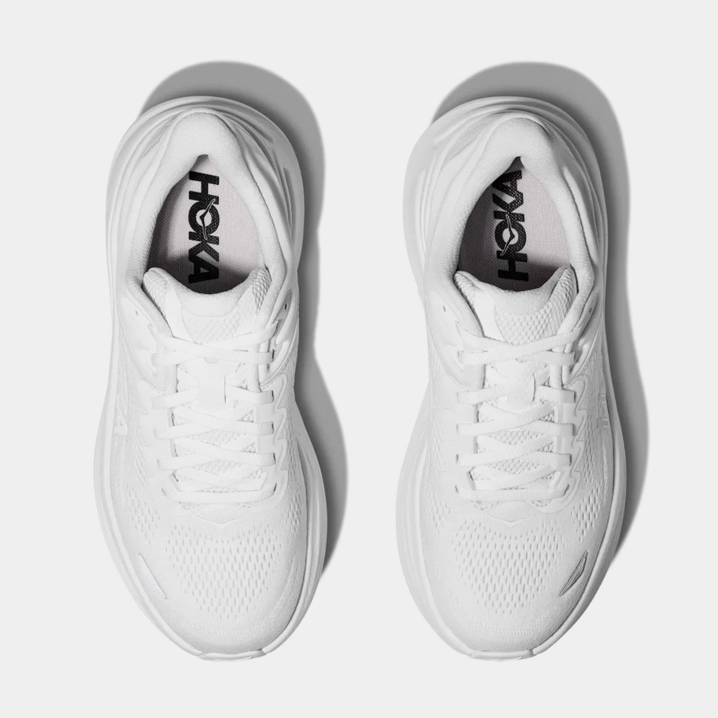 Alternative view of Bondi 9 Mens Running Shoes (White/White)