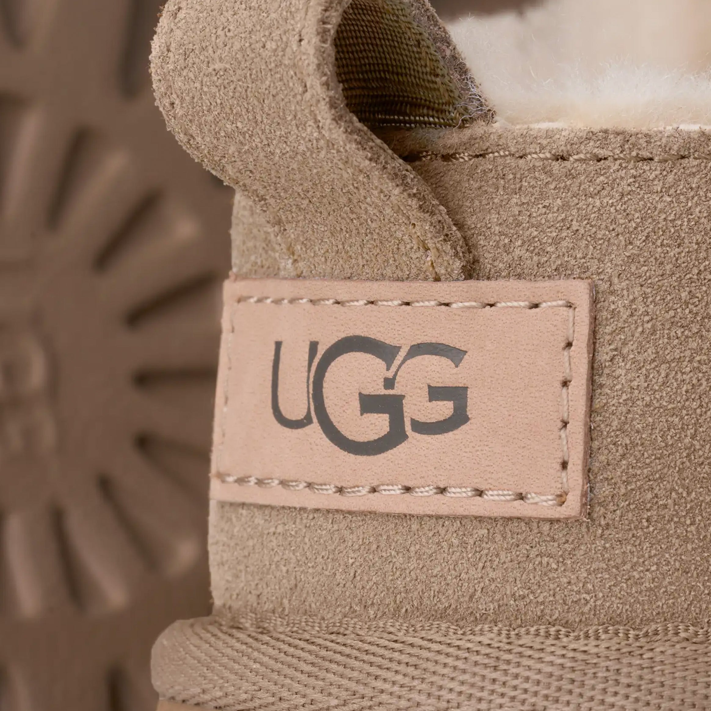 Classic Micro Womens Boots (Beige) - Image 3
