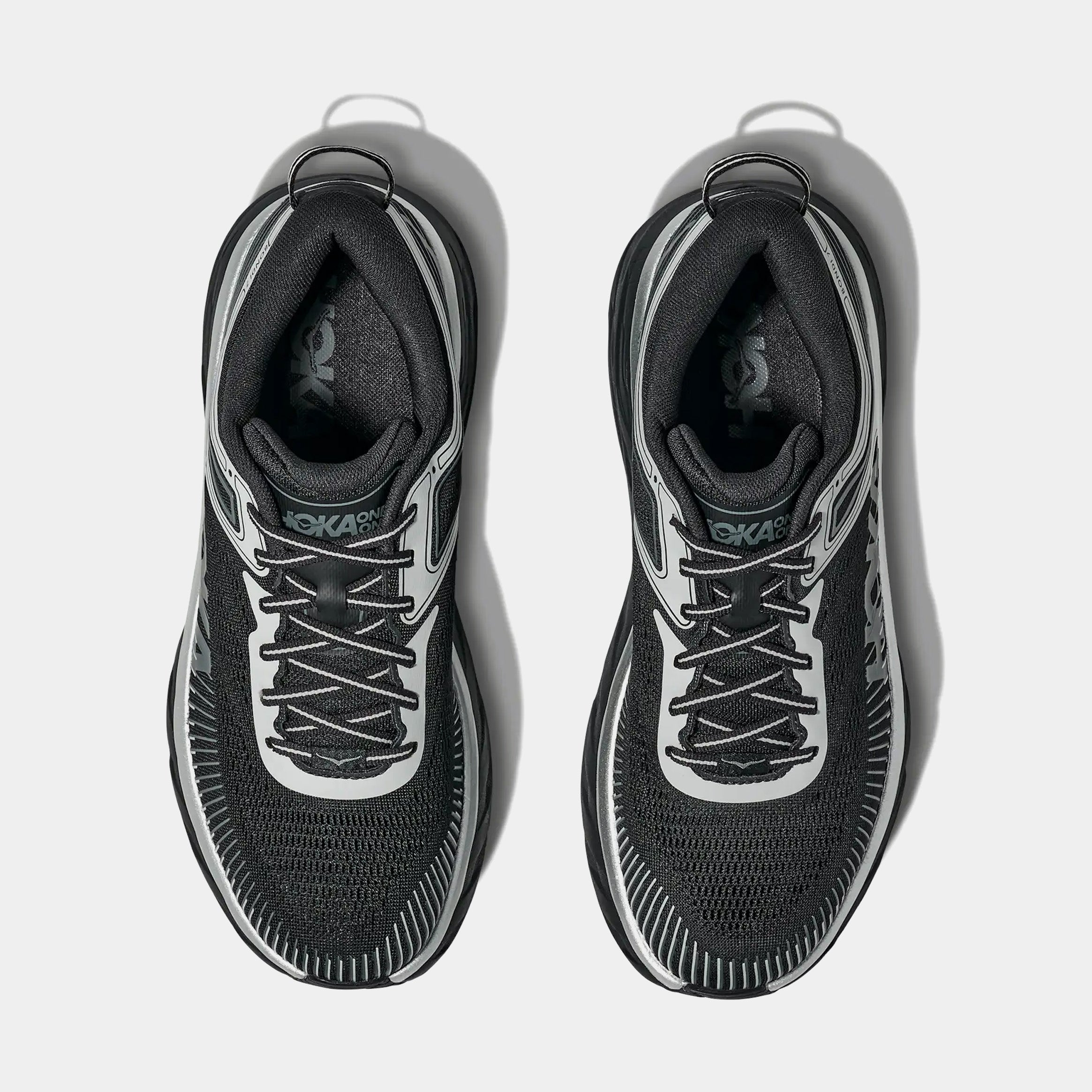 Alternative view of Bondi 7 Mens Running Shoes (Black/Stardust)
