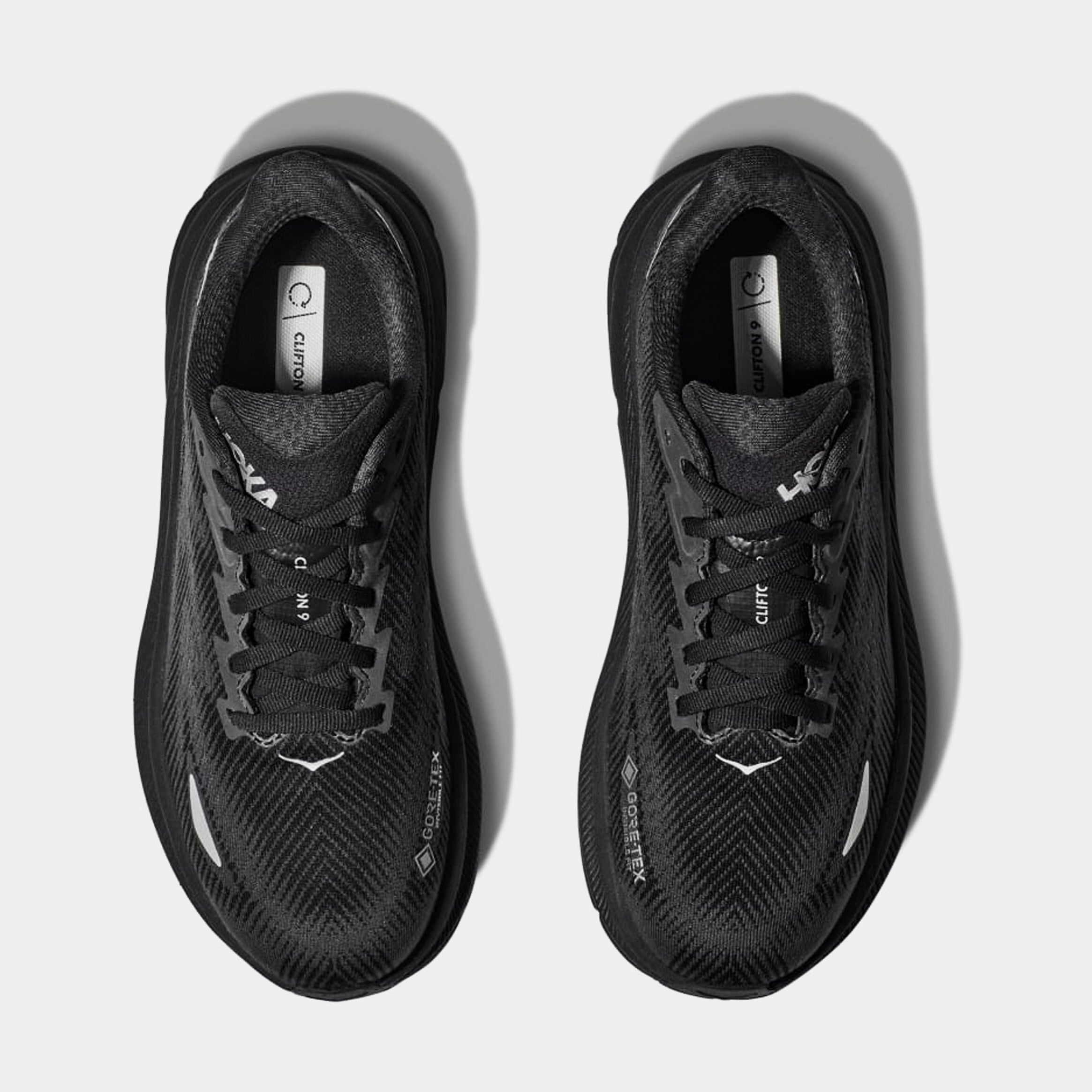 Alternative view of Clifton 9 GTX Mens Running Shoes (Black/Black)