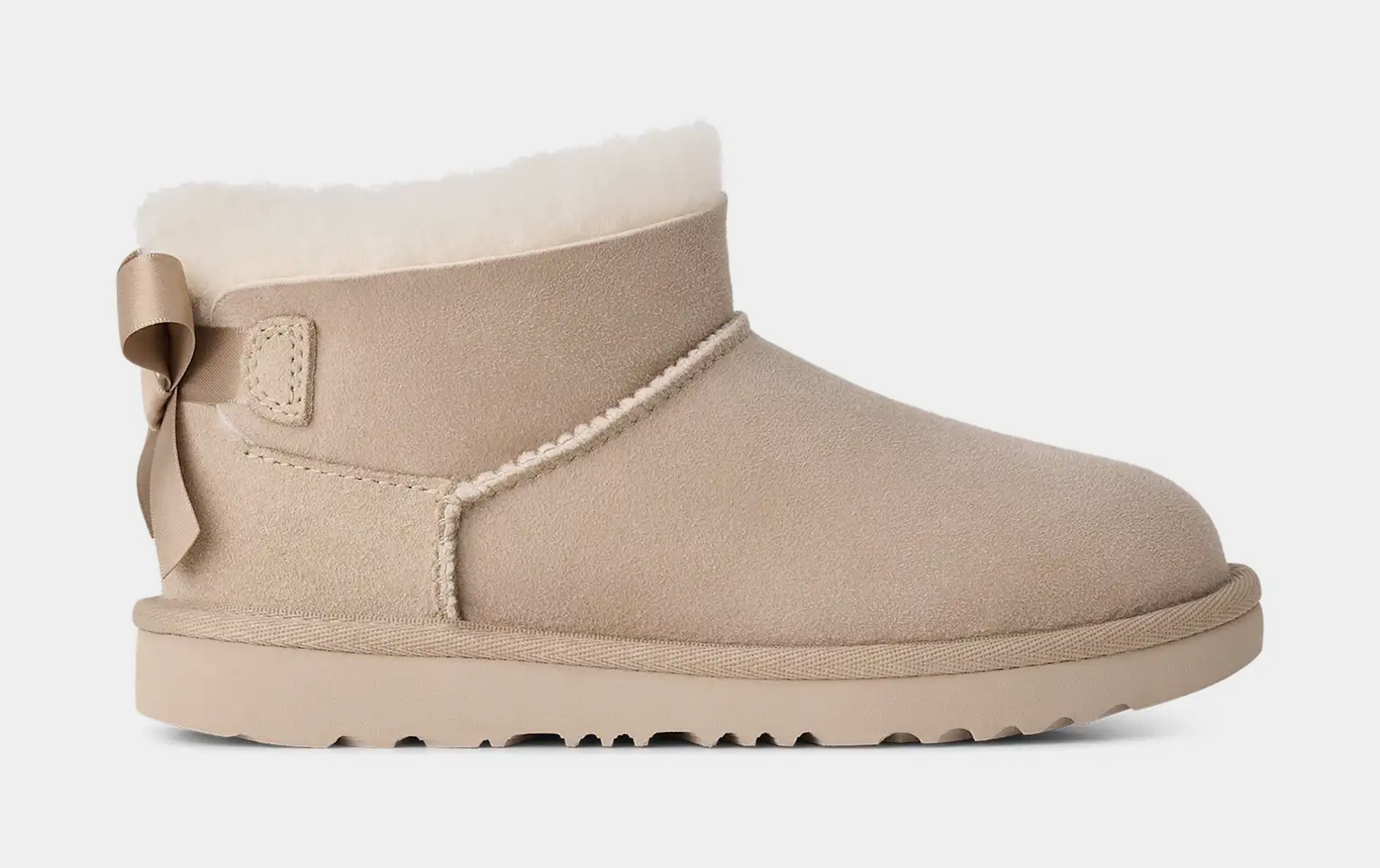 Ultra Mini Bailey Bow Grade School Boots (Sand)