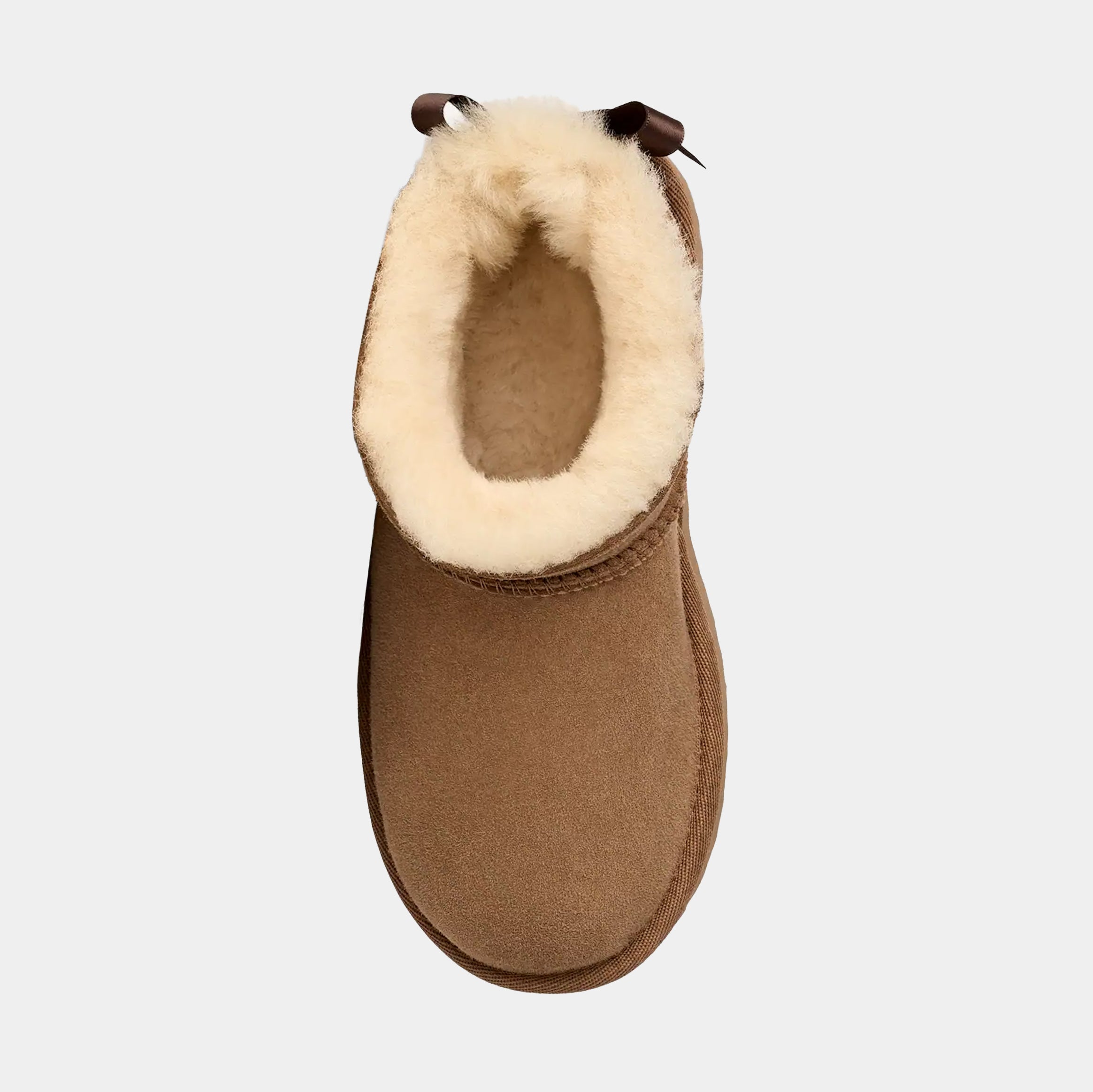 Alternative view of Ultra Mini Bailey Bow Grade School Boots (Chestnut)